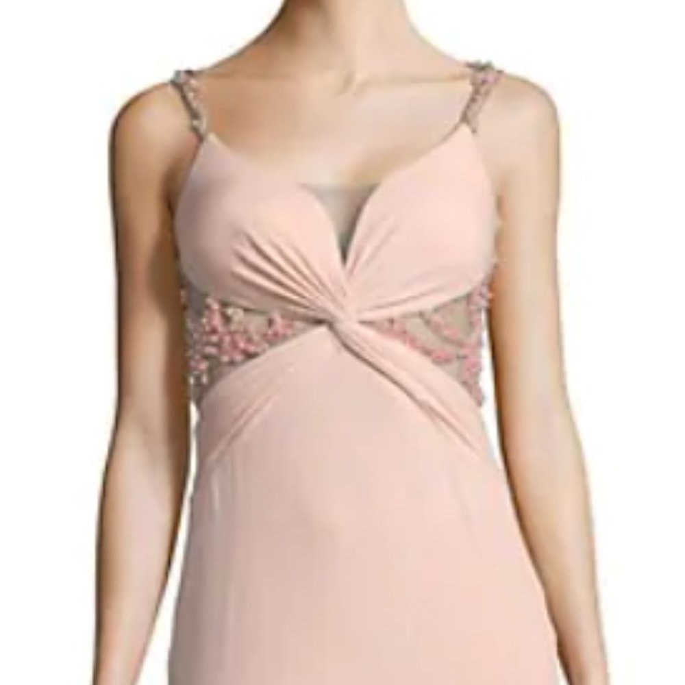 Glamour By Terani - Twisted Drape Dress